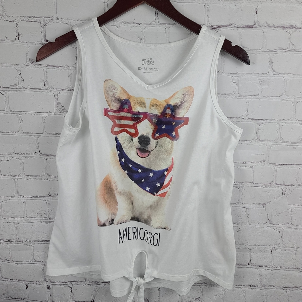 Justice " AMERICORGI" Tank Top